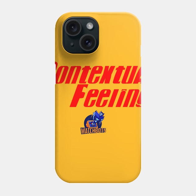 Watchbots Contextual Feeling Phone Case by watchbots