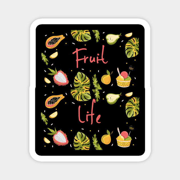Fruit Life Magnet by Fruit Palace