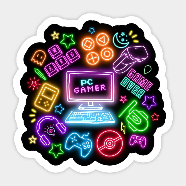 PC Gamer among other things - Pc Gamer - Sticker