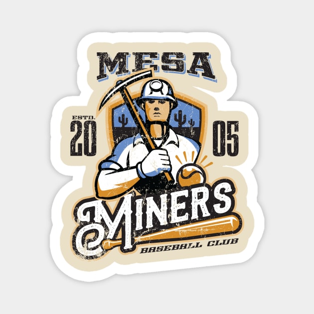 Mesa Miners Magnet by MindsparkCreative