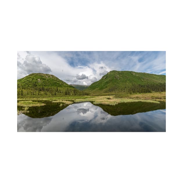 Mountain Pond Panorama by andykazie