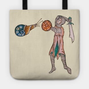 Medieval Snail War Tote