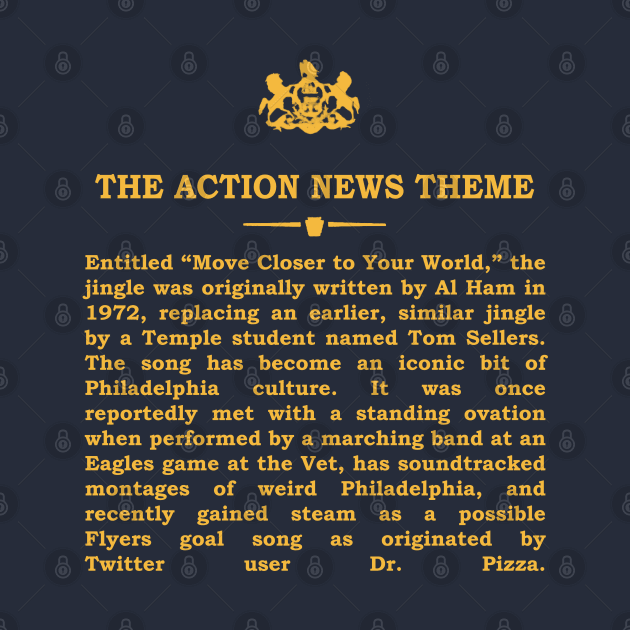 Real Historical Philadelphia - The Action News Theme by OptionaliTEES