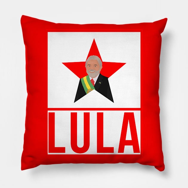 Lula 2022 Brazil Presidential Election Pillow by DiegoCarvalho