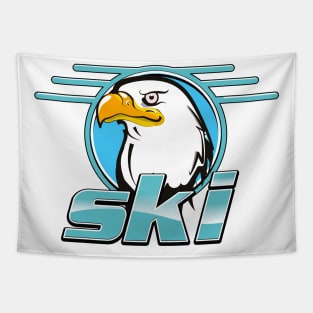 Eagle Ski logo Tapestry