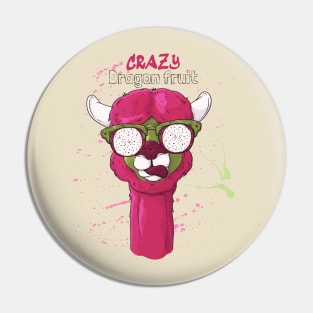 lama crazy dragon fruit Pin