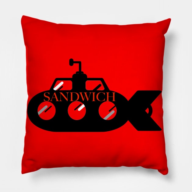 Sub Sandwich Pillow by L'Appel du Vide Designs by Danielle Canonico