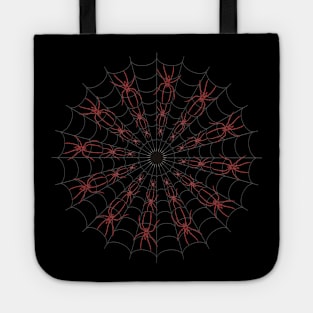 Spiderweb for Halloween Tote