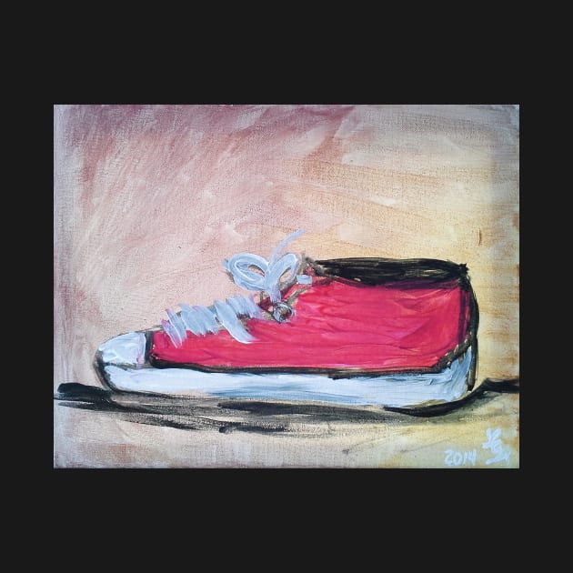 Red Tennis Shoe by lorgh