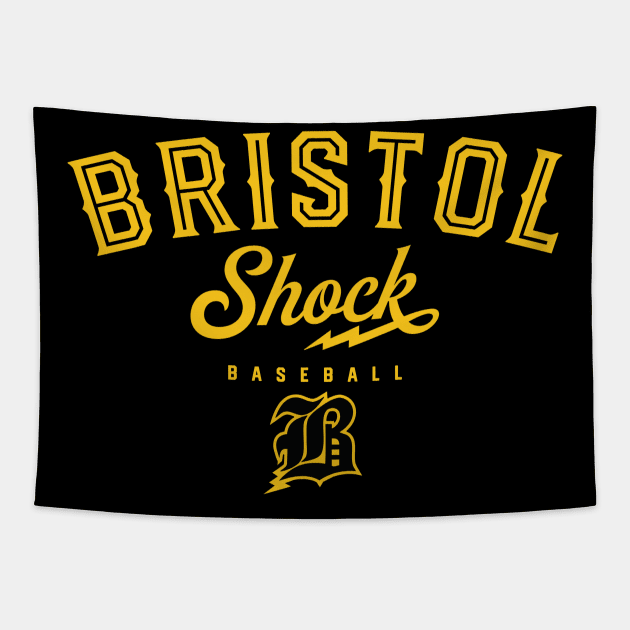 Bristol Shock Baseball over Black Tapestry by CTLBaseball