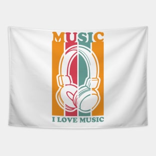 I Love Music Tapestry