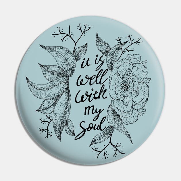 It is well with my soul - floral, hymns, inspirational words Pin by Inspirational Koi Fish