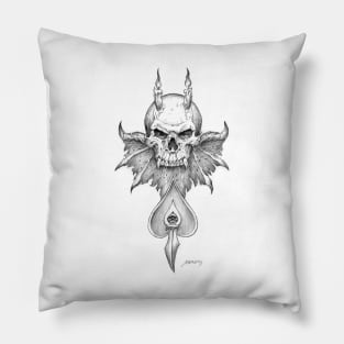 Demon Skull Pillow