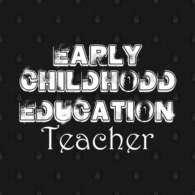 early childhood educator back to school by Vortex.Merch