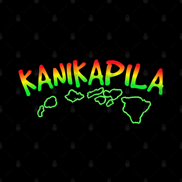 Hawaiian t-shirt designs kanikapila by Coreoceanart