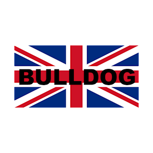 Bulldog name on flag T-Shirt