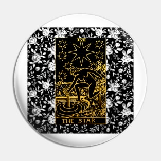 Floral Tarot Print - The Star Pin