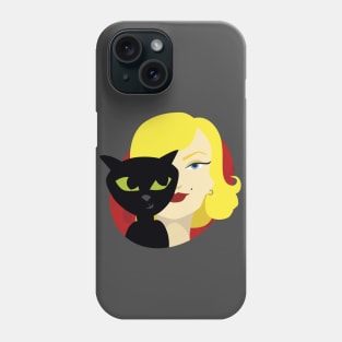 Cat lady Marylin Phone Case