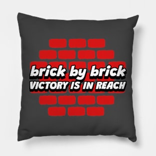 Brick by Brick Pillow