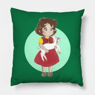 Heidi of the alps Pillow