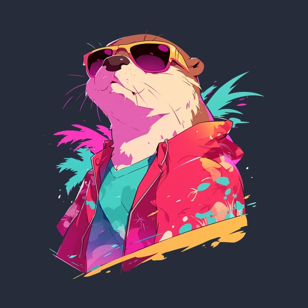 cool otter by StevenBag