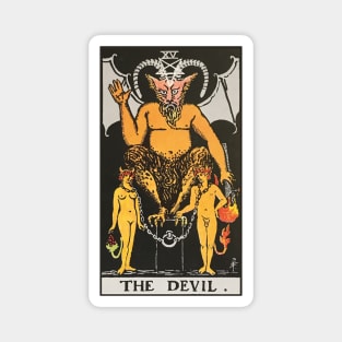 The Devil tarot card Magnet