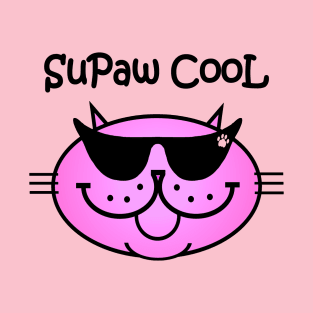 SuPaw CooL - PURRty in PINK T-Shirt