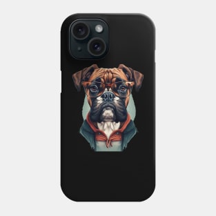 Boxer hipster Phone Case