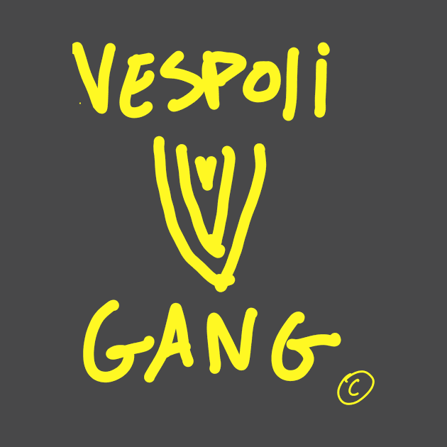 Handrawn Vespoligang Tee by Vespoligang