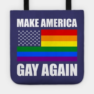 Rainbow LGBTQ American Pride Diversity Flag Tote