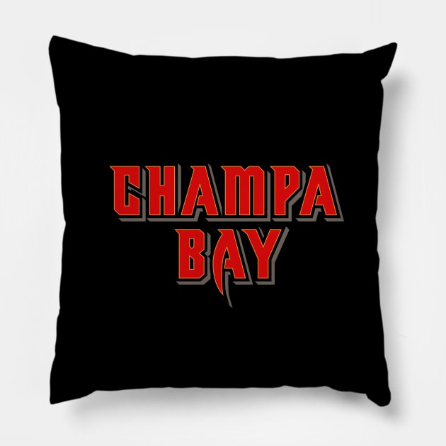 Champa Bay - Black Pillow by KFig21