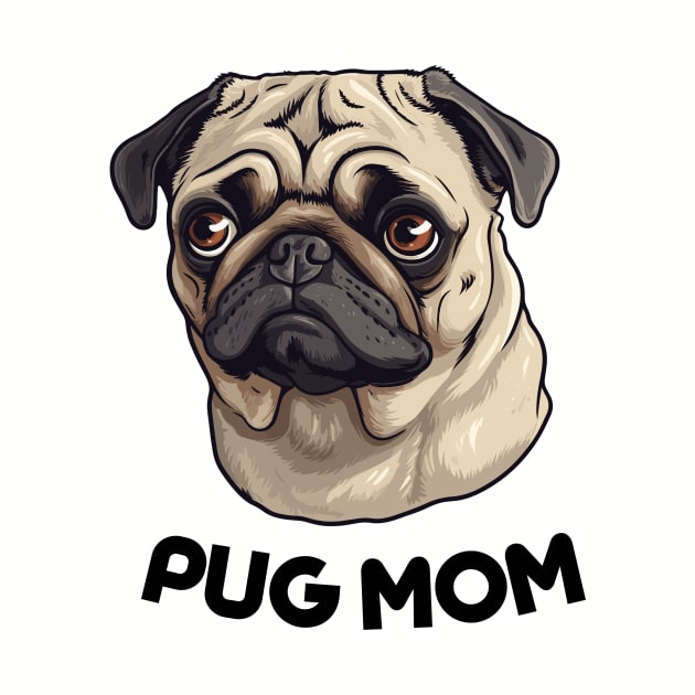 Pug Mom Dog Lover Gift Dog Breed Pet Lover Puppy by PoliticalBabes