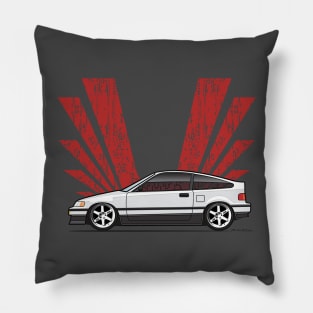 White crx Pillow