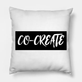 Co-Create | Brainstorm Innovate Design Men Women Vintage Pillow