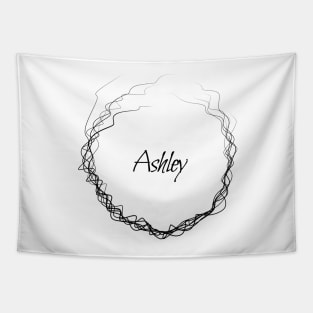 Ashley name monogram Tapestry