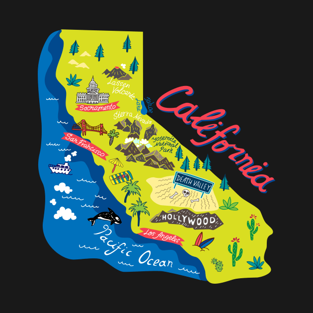 California map by JamesCMarshall