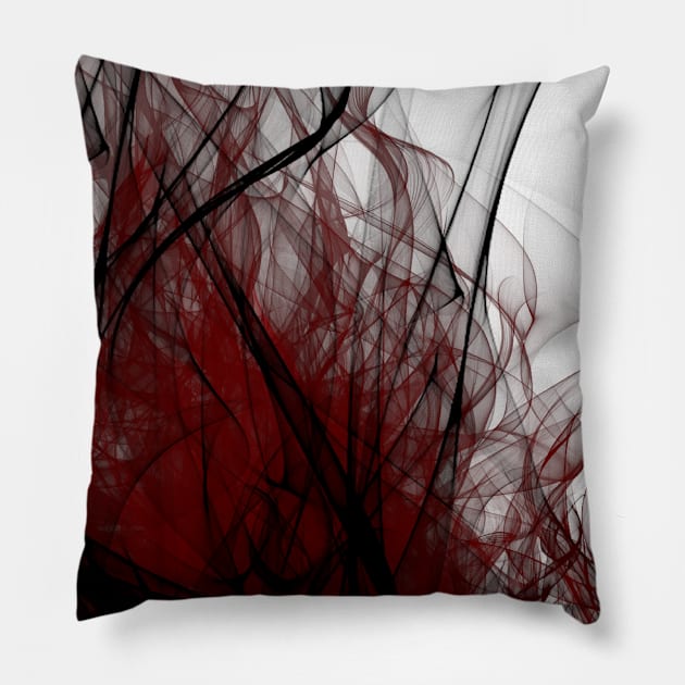 Through Flames Pillow by StardustMedia