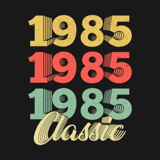Vintage Retro 1985 35 Years Old 35th Birthday Gift T-Shirt