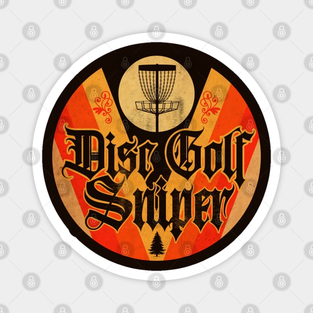 Disc Golf Sniper Classic Magnet by CTShirts