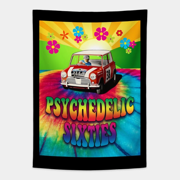 Psychedelic Sixties Tapestry by phneep