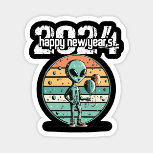 2024 Celebration - Alien New Years Eve NYE Magnet