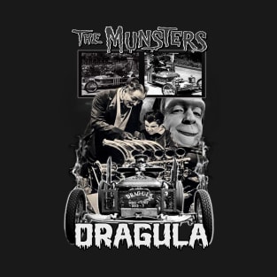 The Munsters, Dragula. (Black & White Version) T-Shirt