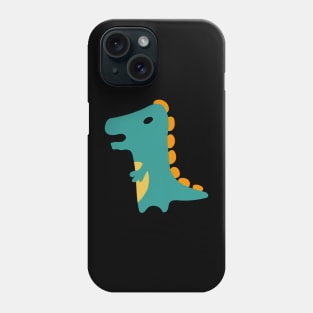 Dinosaurs vector in cartoon style. Colour  cute baby Phone Case