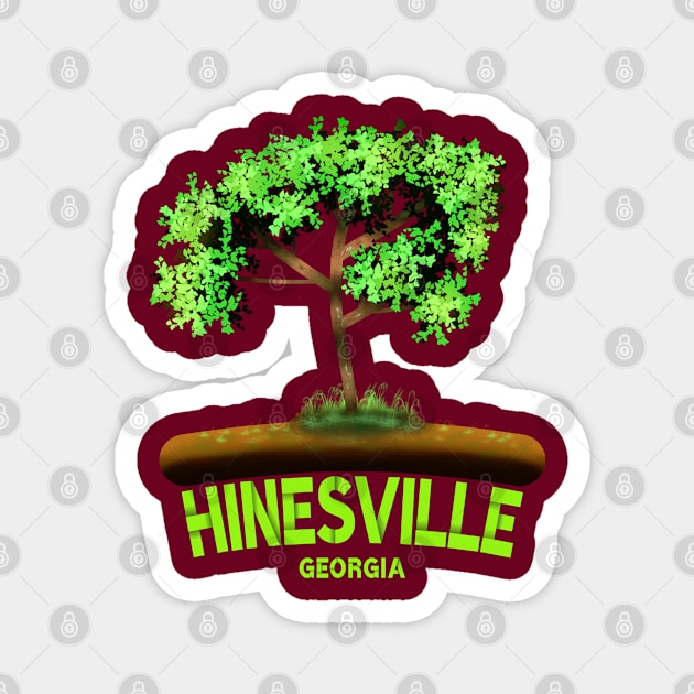 Hinesville Georgia Magnet by MoMido