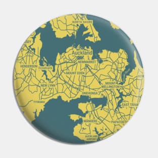 Auckland yellow map Pin