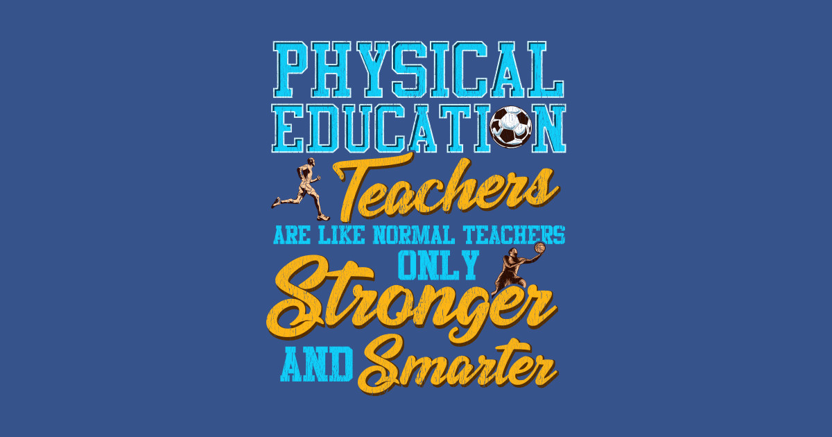 Physical Education Teacher Teacher Sticker TeePublic