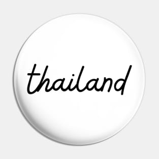thailand - black Pin
