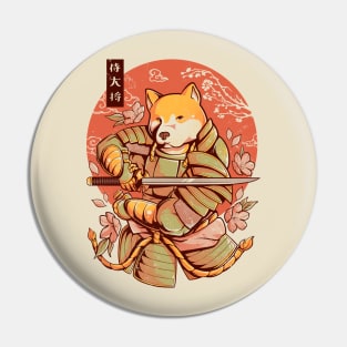 Akita Samurai - Cute Warrior Dog Gift Pin