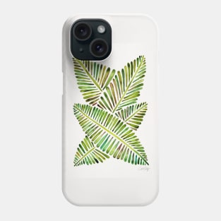 Green Banana Leaves Phone Case