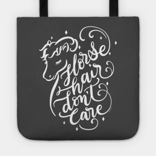 Funny Horse Lover Gift Horse Hair Don't Care Tote